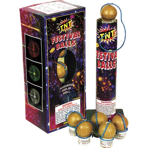 Five magical balls firework